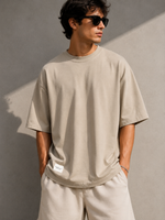 Taupe Oversized T Shirt