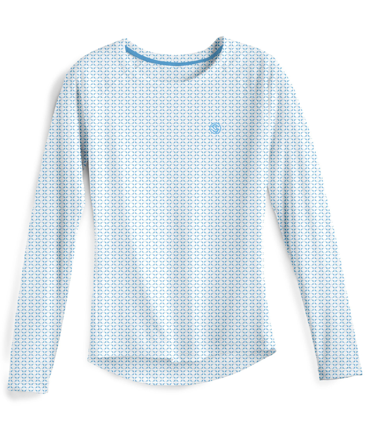 Nautical Sail Women LS Rashguard- Scales