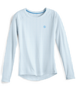 Nautical Sail Women LS Rashguard- Scales