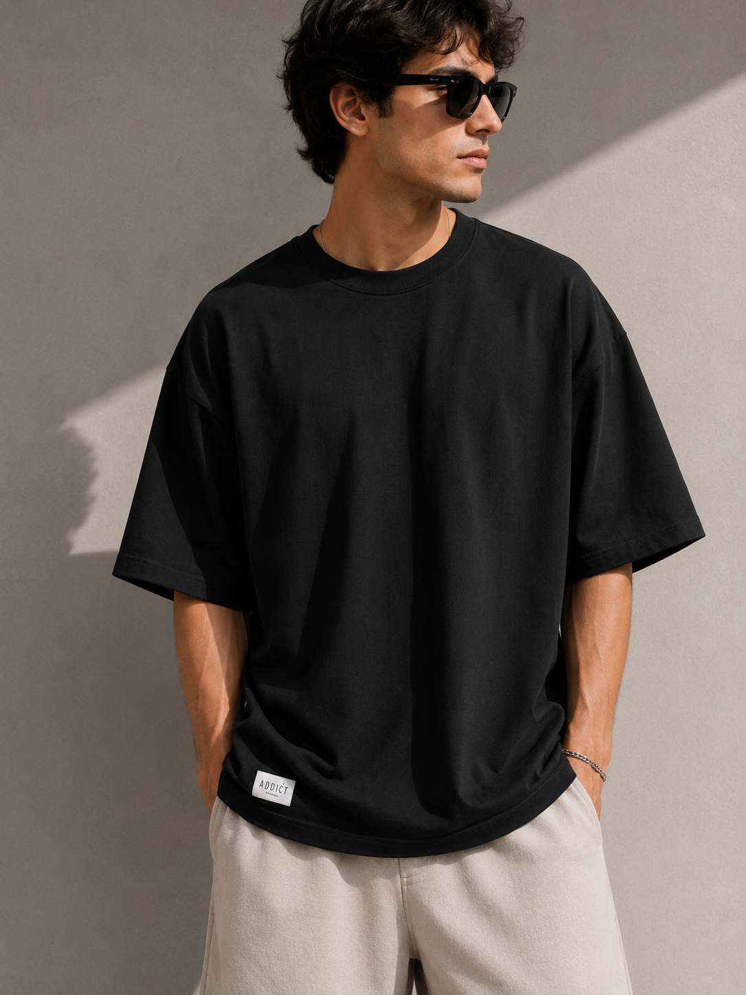 Black Oversized T-Shirt