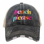 Beach Please lowercase hat