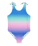 Island Checkers Skye Reversible One Piece