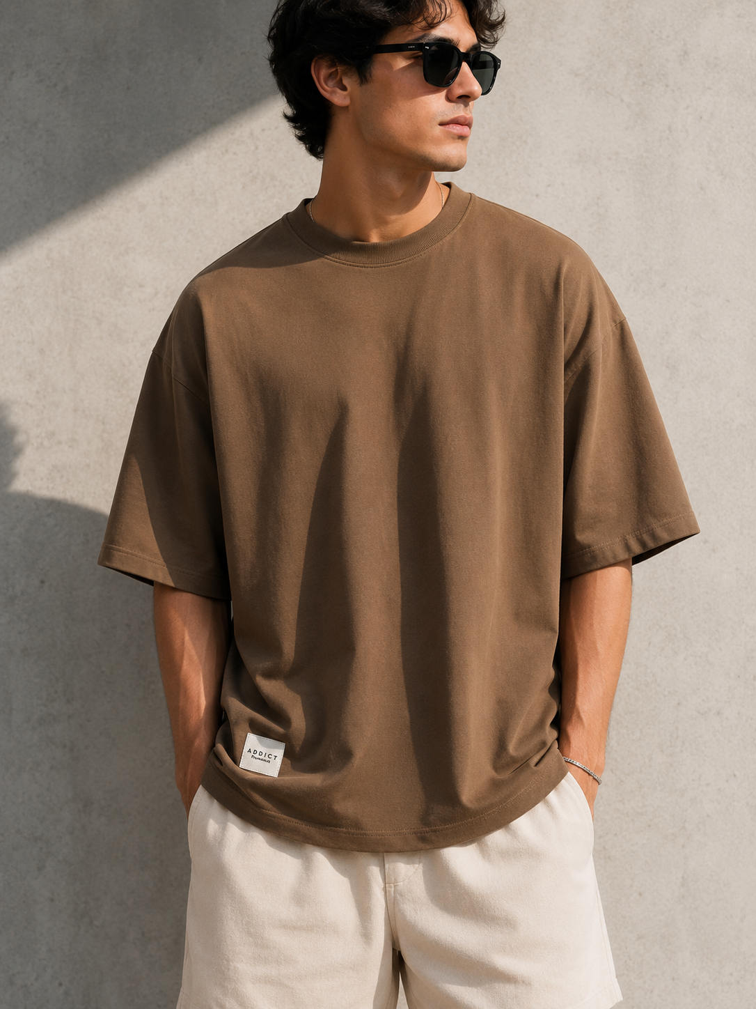 Brown Oversized T Shirt