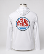 White Rashguard Orange Logo 3.0