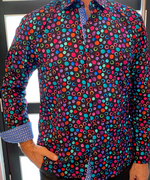 Multi Circles Long Sleeve Shirt