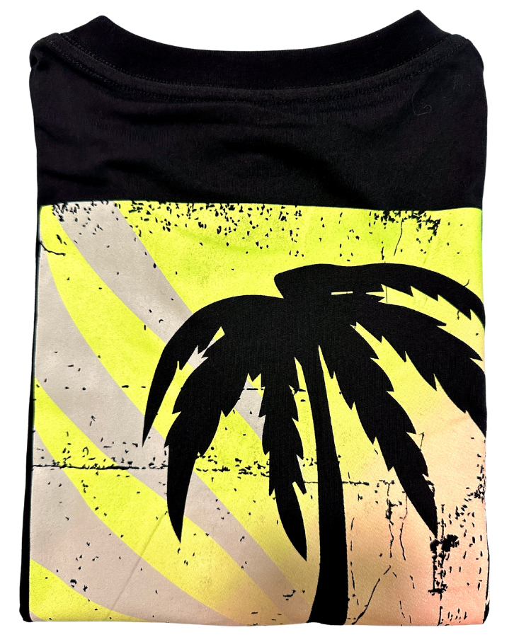 Salty Motion Black Palm T Shirt