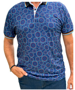 Navy Circle Polo