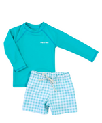 Sweet Gingham Boy's Set