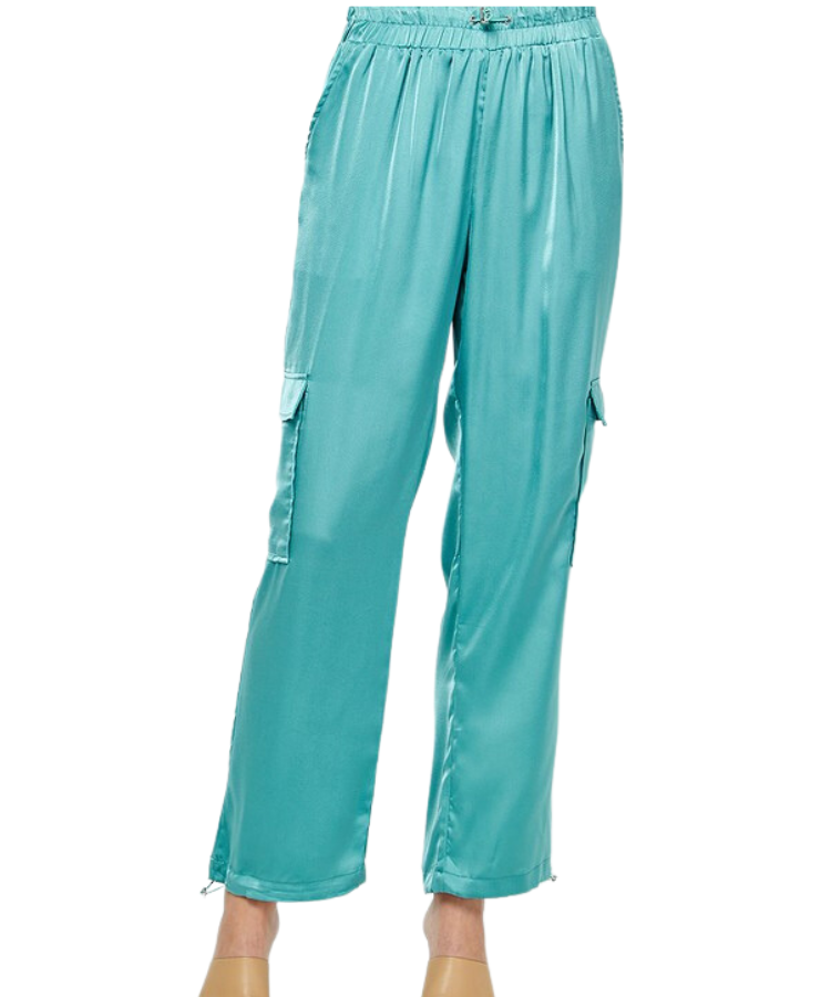 Leyla's Satin Jogger Pants