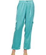 Leyla's Satin Jogger Pants