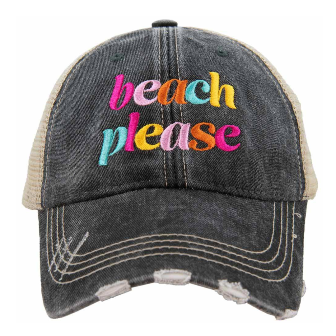 Beach Please lowercase hat
