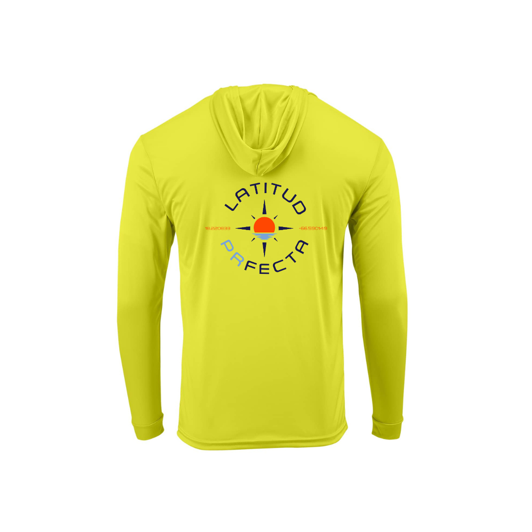 Neon Yellow Hooded Logo