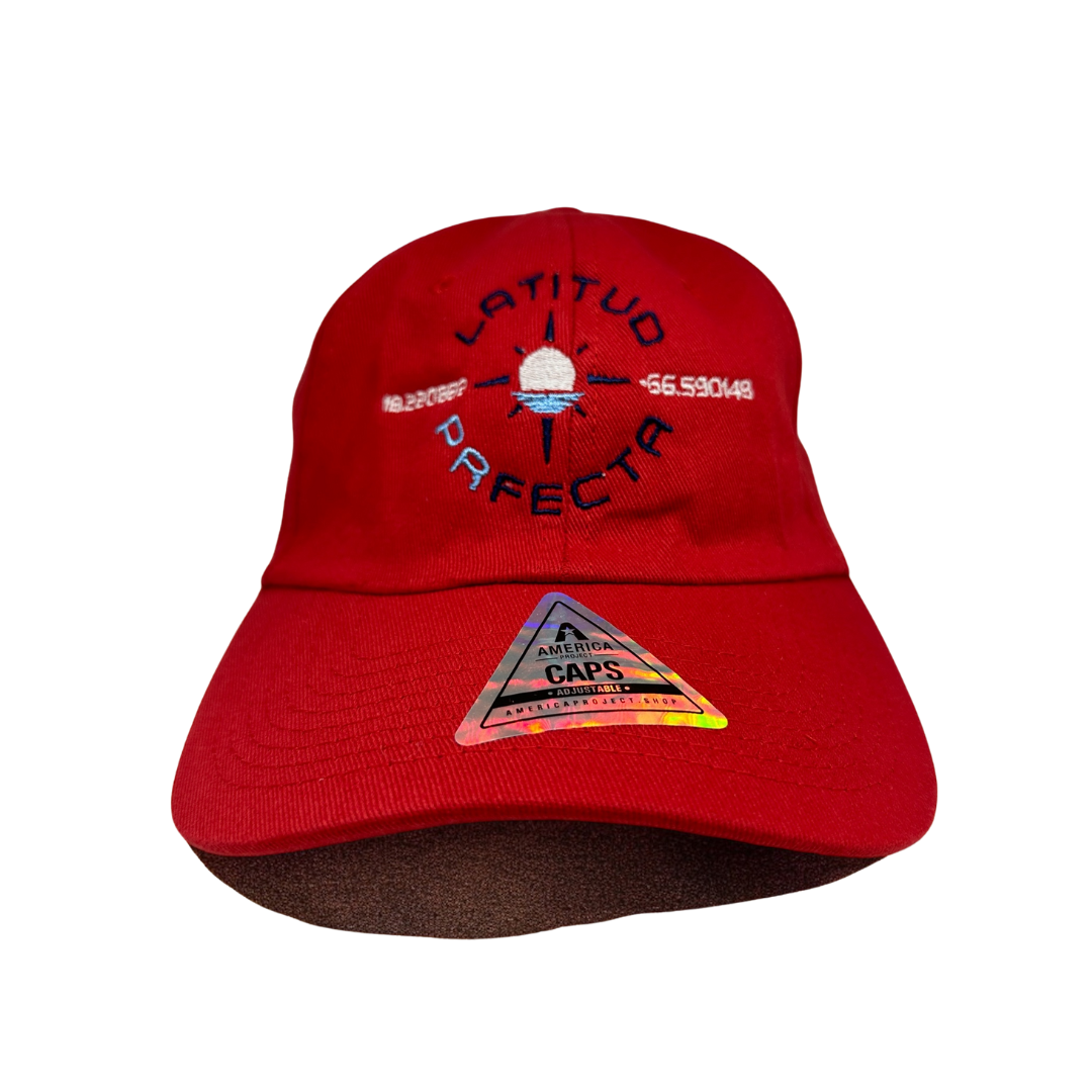 LatitudPRfecta Logo Red Cap