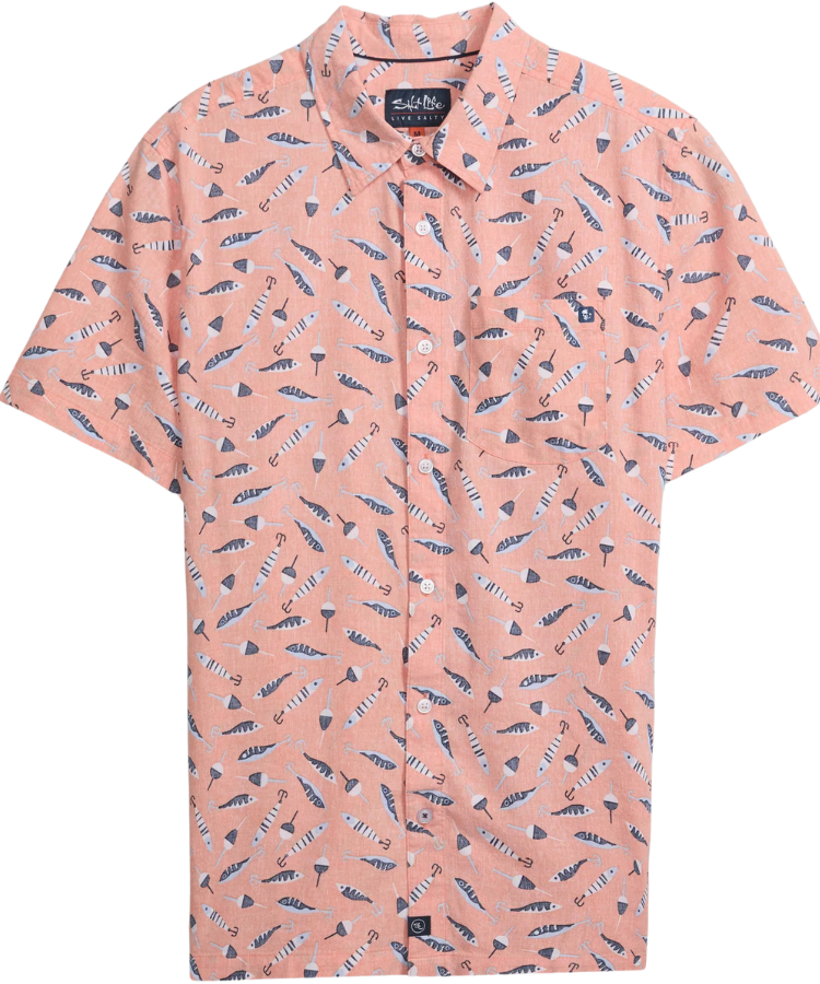 Woven Grapefruit Short Sleeve