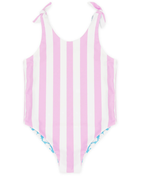 Pop Pink Stripe Skye Reversible One Piece
