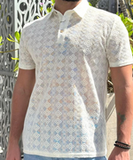 Diamond Off White Polo