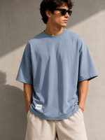 Light Blue Oversized T Shirt