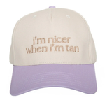 I'm nicer when I'm tan-Purple