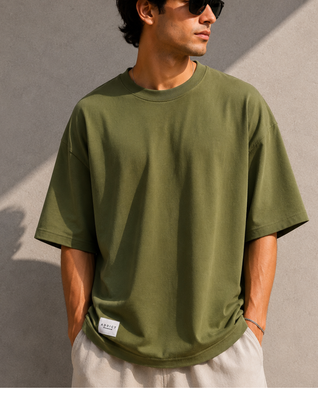 Olive Oversized T-Shirt