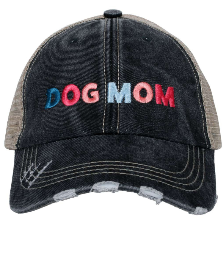 Distressed dog best sale mom hat